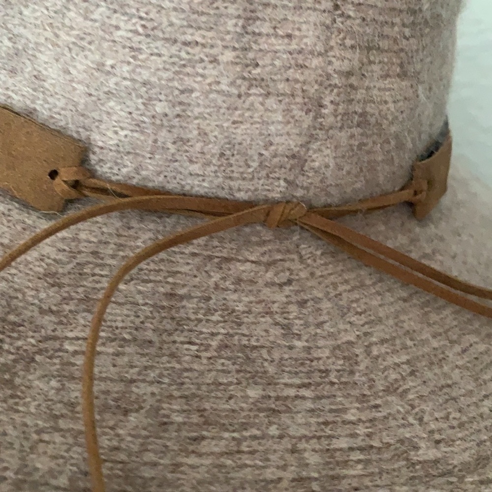 Scala Hat Boho Hat Beads Leather Scala Wool - image 3